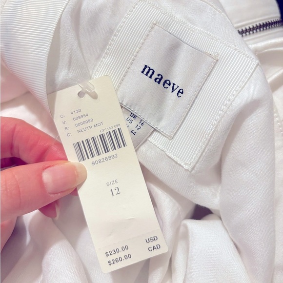 NWT Anthropologie Maeve Brynne 3D Spaghetti-Strap Cherry Romantic Mini Dress - Picture 6 of 6